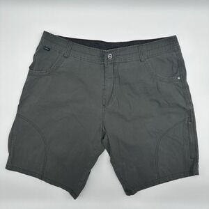 Kuhl Mens 40 Shorts Gray Patina Dye Vintage Rugged Distressed Hiking‎ Outdoors